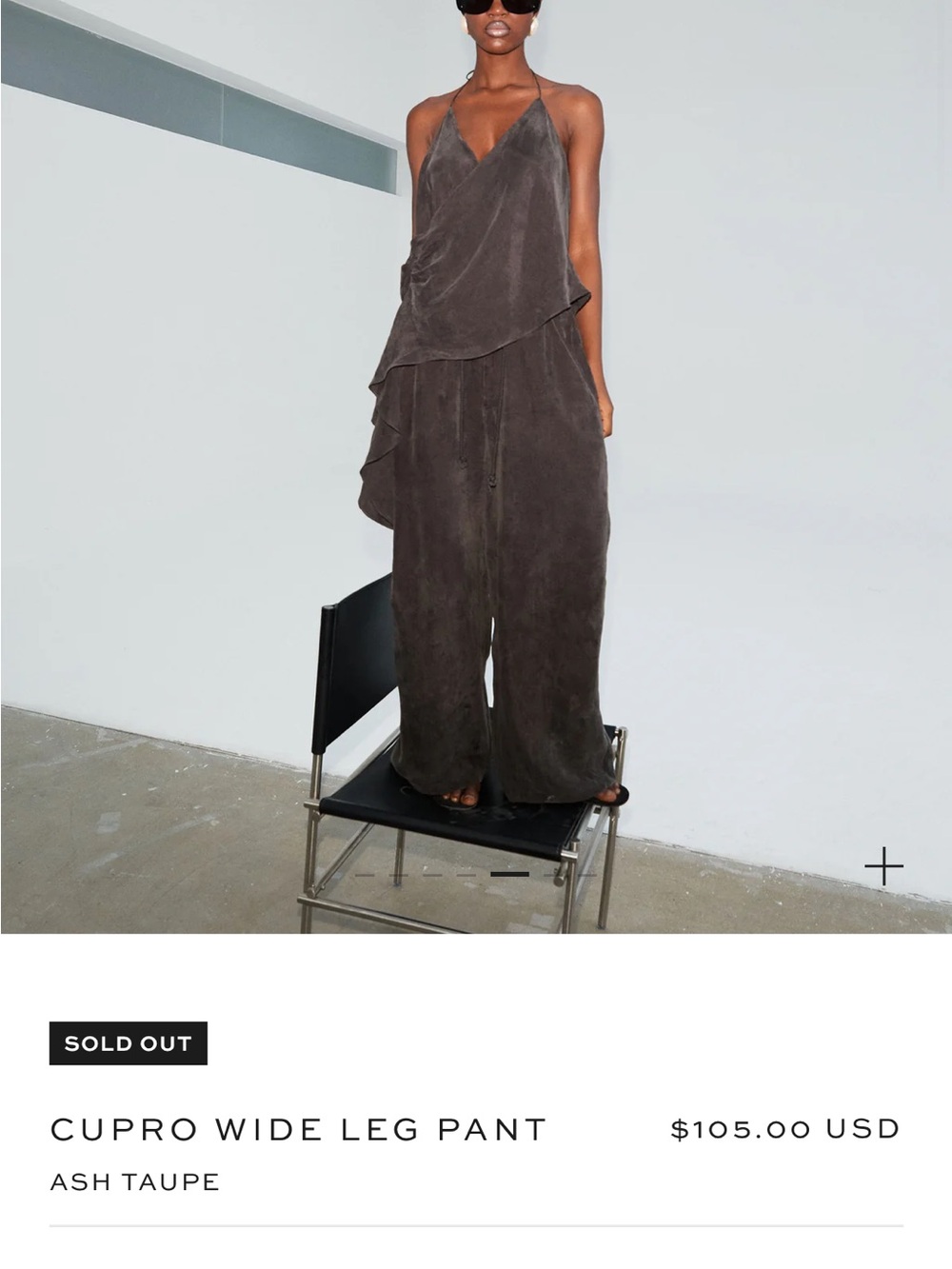 ISO Local European Ash Cupro Pant in Size M/L